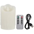 thumbnail image 2 of LED Candles, Flickering Flameless Candles,Rechargeable Candle,12.5cm, 2 of 5