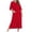 A-Red317, variant on Puliio Robes For Women Solid Color Quarter Sleeve Loose Maternity Nursing Bathrobe Dress Lightweight Cozy Nightgown,Size S