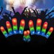 thumbnail image 3 of Guantes LED, juguetes geniales, guantes iluminados para niños, luces para los dedos, juguetes para niños intermitentes para regalos de fiesta de Navidad (L), 3 of 5