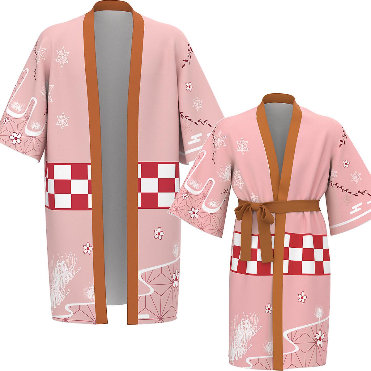 Ghost Slayer Anime Kimono Jacket Set 
