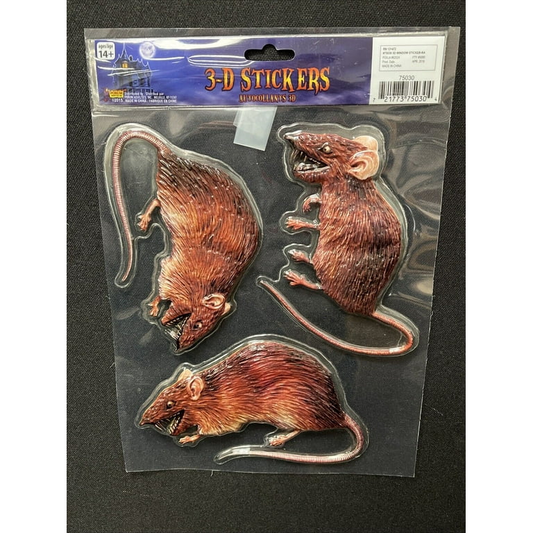 Window Sticker 3d Rat Halloween Items Unisex Window Sticker 3d Rat Halloween Items Unisex