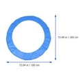 thumbnail image 3 of 1pc Jumping Bed Spring Cover Sponge Cushion Practical Trampoline Protective Mat, 3 of 9