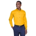 thumbnail image 1 of Camisa de sarga de manga larga Easy Blend™ para hombre con SUNRAY YELLOW XL harriton M500, 1 of 1