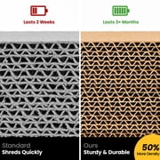 Conlun Cat Scratcher Cardboard with Premium Scratch Textures Design, Durable, Reversible
