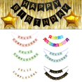 thumbnail image 2 of Decorations for Girls Macaron Happy Birthday Bunting Banner with Hooks Ribbon, 2 of 12