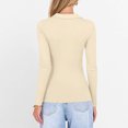thumbnail image 5 of Kamentoy Women's V Neck Polo Shirts Long Sleeve Collared Business Fall Tunic Tops, Casual Ladies Polo, Knit Tee, Trendy Work Outfits, Golf Shirts, 5 of 8