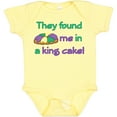 thumbnail image 3 of Inktastic They Found Me in a King Cake Boys or Girls Baby Bodysuit, 3 of 5