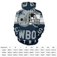 thumbnail image 2 of Football Cowboys 3d Sweatshirts Hoodie Fashion Casual Personality Men's Women Street Hoodie Pullovers Long Sleeve Comfortable Top, 2 of 6