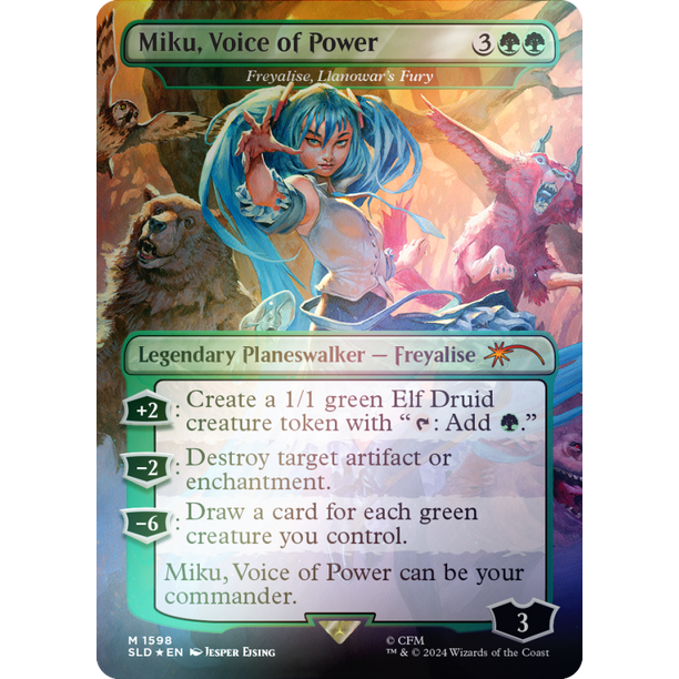 Magic the Gathering: Secret Lair Hatsune Miku: Electric