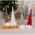 thumbnail image 5 of Decoraciones navideñas, gnomos brillantes de Navidad, decoración de mesa de felpa, regalo de cumpleaños para familia, colgantes de árbol de Navidad, vacaciones, 5 of 5