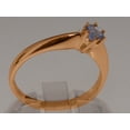thumbnail image 4 of LBG British Made 10k Rose Gold Real Natural Tanzanite Womens Engagement Ring - 33 size options - Size 8, 4 of 7
