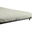 thumbnail image 4 of Contemporary Metal Twin Trundle with Caster Wheels, Black- Saltoro Sherpi, 4 of 5