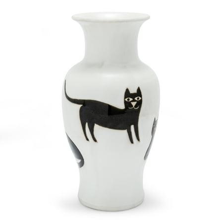 Black Cat Decorative Vase by Drew Barrymore Flower Home