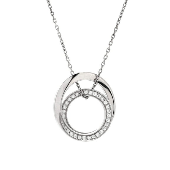 Pre-Owned Cartier Etincelle de Cartier Pendant Necklace 18K White Gold with Diamonds By Rebag