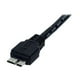 StarTech.com USB 0.5m (1.5ft) USB 3 A Micro B Noir SuperSpeed 3.0 Câble A vers - USB 3.0 Micro B Câble - 1x (M), 1x USB 3 Micro B (M) 50cm (USB3AUB50CMB) - Câble USB - Micro-USB Type B (M) à USB Type A (M) - USB 3.0 - 1.6 Ft3 - Noir - pour P/N: Sk30 – image 3 sur 3