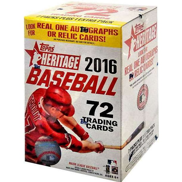2016 Topps Heritage Trading Card Blaster Box MLB