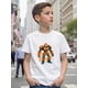 thumbnail image 3 of Boys Halloween Pumpkin Robot Graphic T-Shirt, Black Casual Style Halloween Shirts With Lantern Knight, Girls/Boys Fall Clothes, Round Neck Short Sleeve T-Shirt, Funny Fashion Design Kids Clothes Boy, 3 of 7