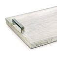 thumbnail image 2 of Regina Andrew 20-1040 White 24" Wide Bone And Nickel Tray - Nickel, 2 of 4