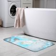 thumbnail image 6 of Very Beautiful Natural Luxury Bath Rugs 16x24 Inch Non Slip Bath Mat Quick Dry Super Absorbent Thin Bath Rug Fit Under Door Washable Bath Floor Rugs for Bathroom Bathtub Shower Sink,Multi 1, 6 of 6