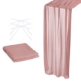 thumbnail image 1 of Camino de mesa de Gasa Unique Bargains 28 x 120 pulgadas color Polvoriento rosa, 1 of 6