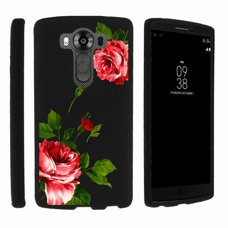 LG V10 | G4 Pro, [SNAP SHELL][Matte Black] 2 Piece Snap On Rubberized Hard Plastic Cell Phone Cover with Cool Designs - Affectionate