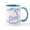 White/Blue Inside, variant on CafePress - Preppy Vintage Blue Cape Cod Mug - 11 oz Ceramic Mug - Novelty Coffee Tea Cup