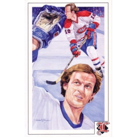 Guy Lafleur Montreal Canadiens 1992 Legends Magazine postcard