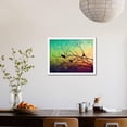 thumbnail image 5 of Animal of Wildlife  Bird on Tree Branch and Low Poly Vector Background, Animals Framed Art Print Wall Art by ananaline Sold by Art.Com, 5 of 5