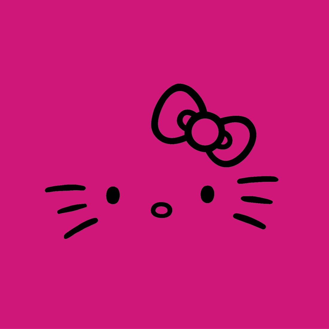 Hello Kitty Face Background 840x840