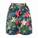 thumbnail image 3 of MKLEKYY Pantalones Cortos de Mezclilla para Mujer, Pantalones Cortos Casuales de Verano para Playa, Cómodos Pantalones Cortos con Cintura Elástica y Estampado Floral con 2 Bolsillos, 3 of 4