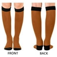 thumbnail image 2 of joogoo Brown Socks Women Men Knee High Sock, 2 of 8