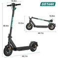 GOTRAX G4 Adult Electric Scooter, 10inch Tires 20MPH, 25mile Range