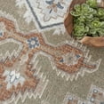 thumbnail image 5 of 8' X 10' Sage Oriental Power Loom Distressed Washable Area Rug, 5 of 9