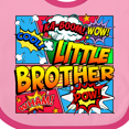 thumbnail image 4 of Inktastic Little Brother Comic Book Boys Baby Bib, 4 of 4