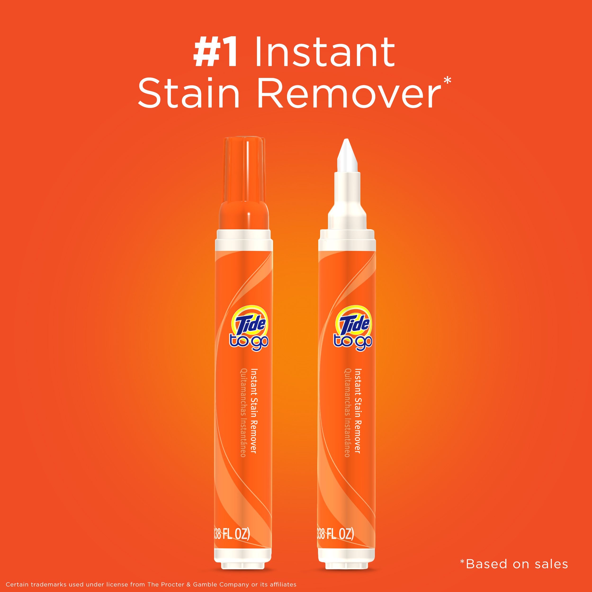 Tide To Go Instant Stain Remover Pen and Laundry Spot Cleaner, Travel Size Stain Sticks, 3 Count - image 10 of 14