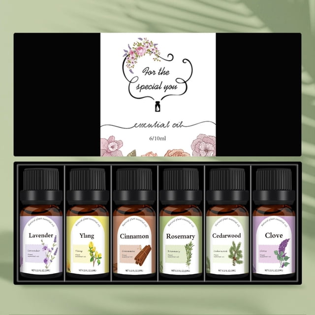 Perfume 6 uds/10ML vela unilateral naranja dulce aromaterapia aceite de árbol de té lavanda DIY Material de vela aceite esencial de aromaterapia Soluble en aceite