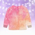 thumbnail image 4 of Toddler Baby Girl Clothes 2T 3T 4T 5T 6T 7T 8T Girl Outfit Long Sleeve Pants Tie-dye Sweatshirt Pants Fall Winter Clothes Set Toddler Girl Outfit For 2t 3t 4t 5t 6t Children Hot Pink 3-4 Years, 4 of 6