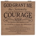 thumbnail image 2 of Serenity Prayer Courage Brown 8 x 8 MDF Wood Decorative Keepsake Photo Box, 2 of 3