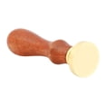 thumbnail image 3 of Sello de cera antiguo DIY tallado mango de madera sellos en blanco decoración artesanal (25mm) Likrtyny Para estrenar, 3 of 8