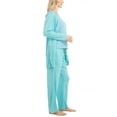 thumbnail image 5 of MUK LUKS Anything 3 Piece Sleep and Lounge Set, Teal Paisley, P/5X, 5 of 7