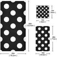 thumbnail image 3 of Coolnut 3-Piece Polka Dot Towel Set, Absorbent Soft Bathroom Decorative Towel Set with Bath Towel, Hand Towel & Washcloth Washcloth Gift, 3 of 7