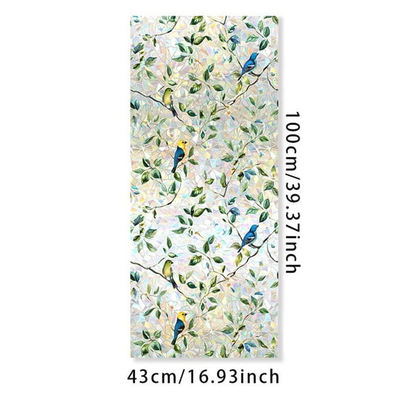 Colorful for Rainbow Static Glass Film - Removable Privacy Window Decor!