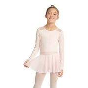Justice Long Sleeve Gymnastics and Dance Leotard for Girls with Mesh Inserts, Sizes XS-XL