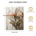 thumbnail image 2 of COMIO Floral Canvas Wall Art Print Flower Bloom Picture Graphic Artwork Painting for Washrooms, 2 of 5