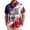 Commemoration of Independence12, variant on Mens Patriotic Hawaiian Shirt 250 Years Short Sleeve Casual 4th Of July Trendy Button Up Shirts for Streetwear