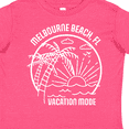 thumbnail image 4 of Inktastic Summer Vacation Mode Melbourne Beach Florida Boys or Girls Toddler T-Shirt, 4 of 5