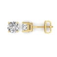 thumbnail image 2 of F/I1 1/6-2.00 Carat TW Diamond Stud Earring in 14k White Gold (1/2ct+ are certified), 2 of 6