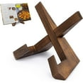 thumbnail image 1 of Fiudx Soporte para Libros de Cocina, Elegante Diseño de Madera Natural, Expositor Multifuncional, Construcción Ligera y Duradera, Ideal para Cocina y Sala de Estar, Perfecto para Chefs Caseros, Juego, 1 of 6