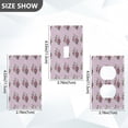 thumbnail image 2 of Light Switch Cover Switch Plate Outlet Cover Plug Cover for Electrical Duplex Outlets Pink Vintage Roses Pattern, 2 of 6