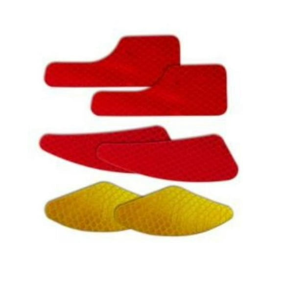 Reflector Bundle, Red & Yellow - 6 Piece